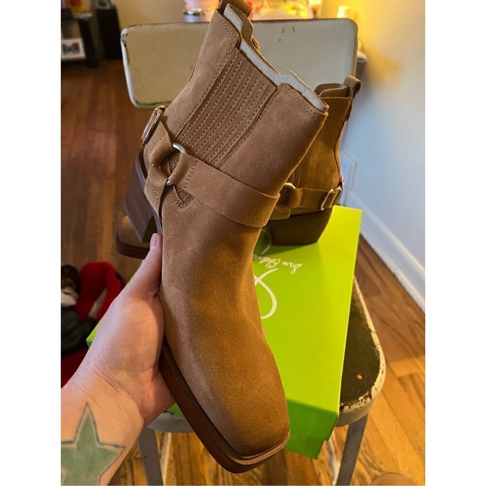 Sam Edelman Camel Suede Boot - Picture 7 of 12